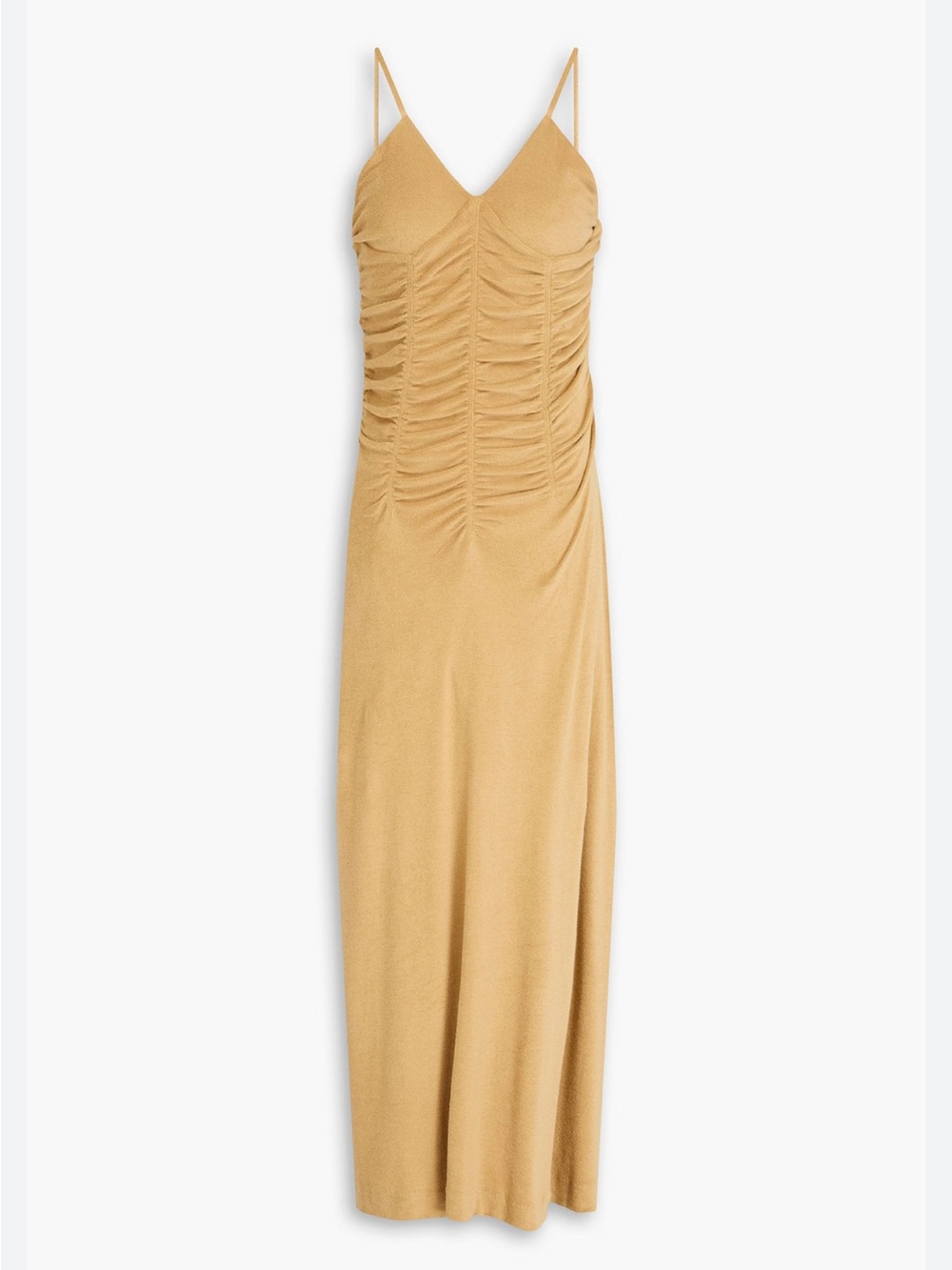 Bite Marea Ruched Terry Midi Dress NWT - Picture 3 of 7